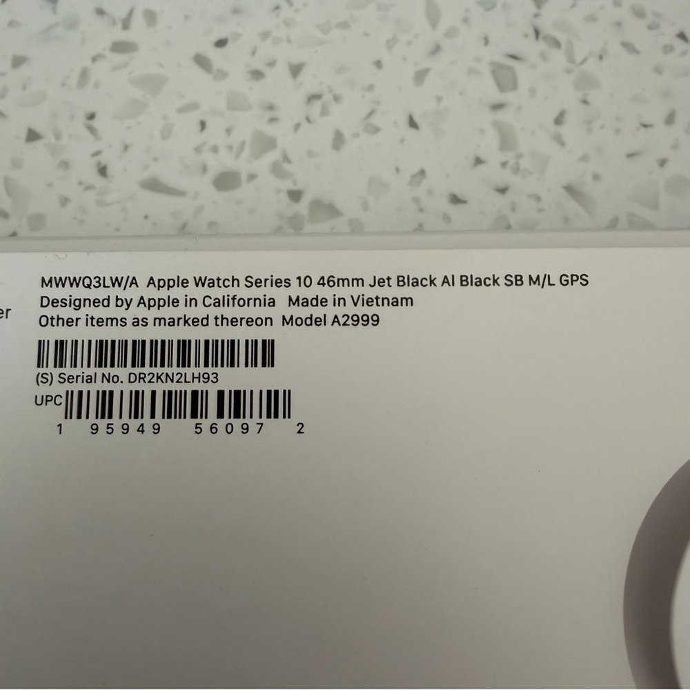 Apple Watch Series 10 46mm Jet Black Aluminum GPS Bundle - Picture 6 of 11